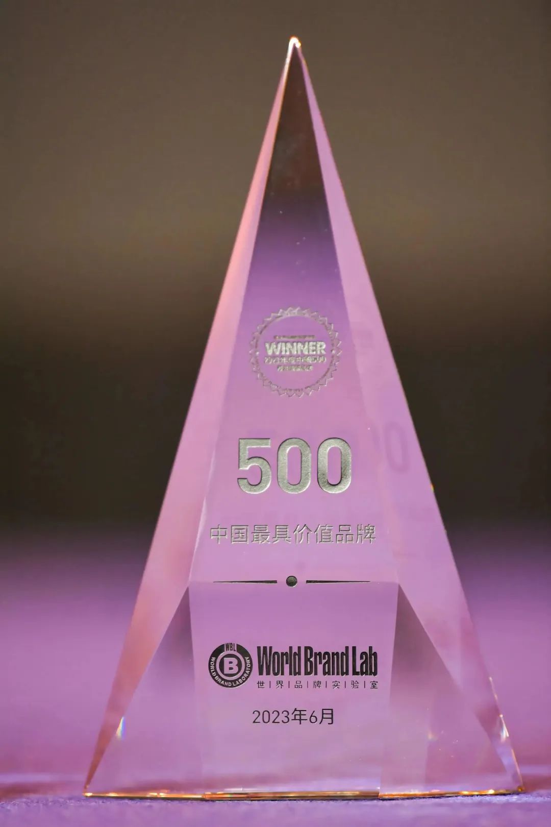 权威认证 利亚德入选中国500最具价值品牌